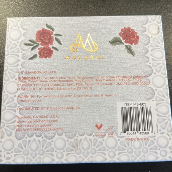 Macaria Bordado 9 Eyeshadow Palette - Picture 3 of 3